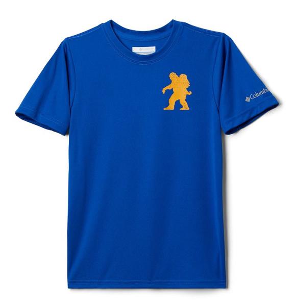 Columbia Terra Trail T-Shirt Azul For Boys NZ91064 New Zealand